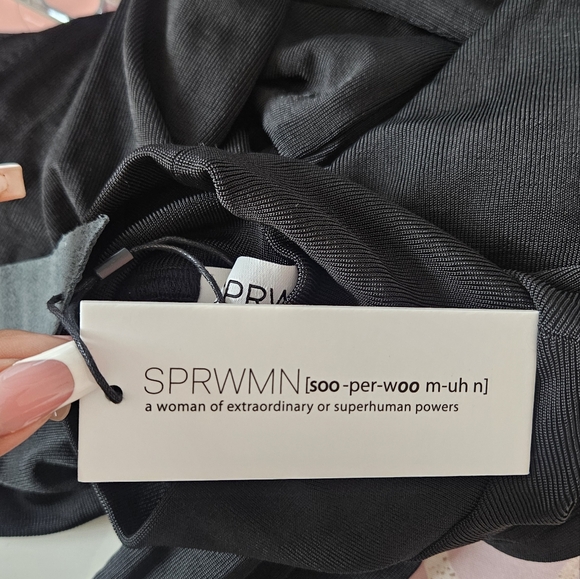 New PRWMN Turtle Neck Maxi Dress Black size S NWT MSRP $395 - Picture 7 of 8